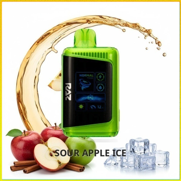 Raz DC25000 - Sour apple ice