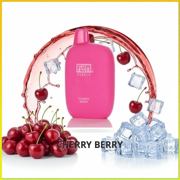FLUM_Cherry_Berry Flum Pebble - Cherry Berry