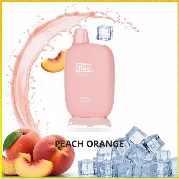 FLUM_Peach_Orange Flum Pebble - Peach Orange