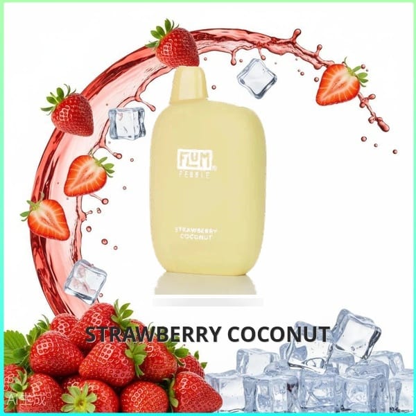 Flum Pebble - Strawberry Coconut