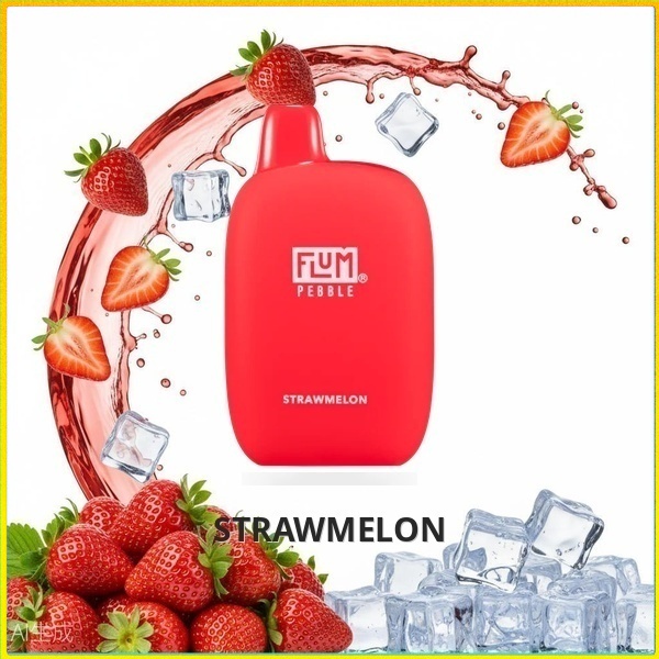 FLUM_Strawmelon Flum Pebble - Strawmelon