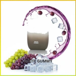 FLUM_White_Gummy Flum Pebble - White Gummy