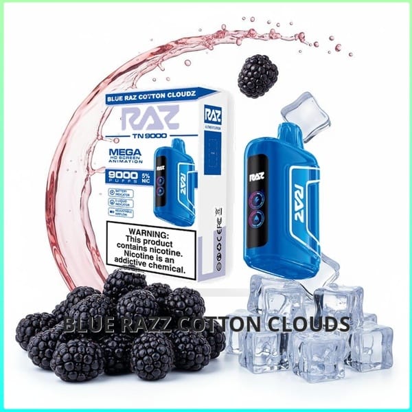 Raz TN9000 - Blue Razz B Pop