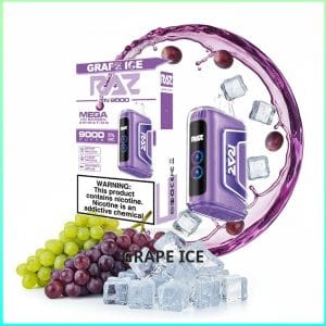 TN9000_Grape_Ice Raz TN9000 - Grape Ice