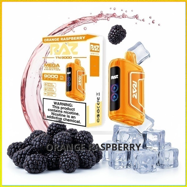 TN9000_Orange_Raspberry Raz TN9000 - Orange Raspberry