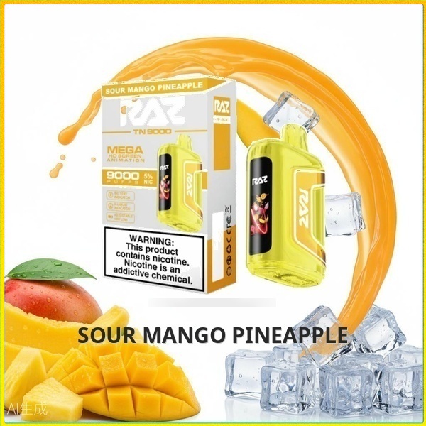 Raz TN9000 - Sour Mango Pineapple