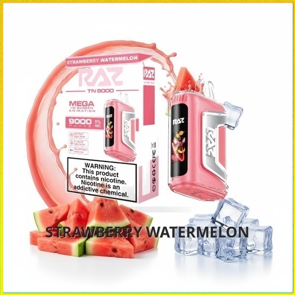 TN9000_Strawberry_Watermelon Raz TN9000 - Strawberry Watermelon