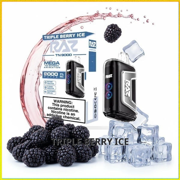 Raz TN9000 - Triple Berry Ice
