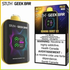 Banana Burst Ice 80K Disposable by STLTH x Geek Bar