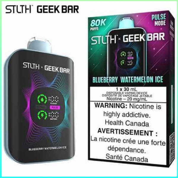 Blueberry Watermelon Ice 80K Disposable by STLTH x Geek Bar