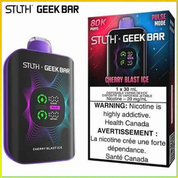 Cherry Blast Ice 80K Disposable by STLTH x Geek Bar