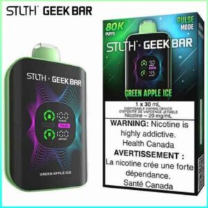 green-apple-ice-stllth-x-geek-bar-jcv Green Apple Ice 80K Disposable by STLTH x Geek Bar