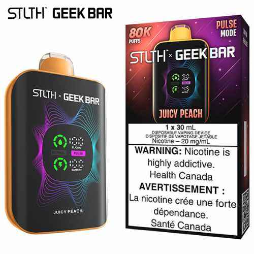 Juicy Peach 80K Disposable by STLTH x Geek Bar