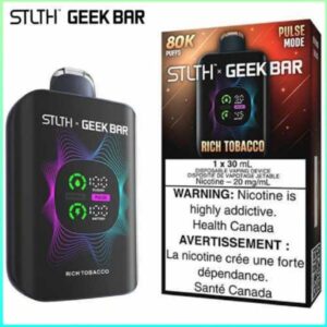 Rich Tobacco 80K Disposable by STLTH x Geek Bar