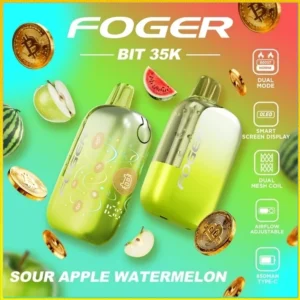 Sour Apple Watermelon – Foger Bit 35K Puffs