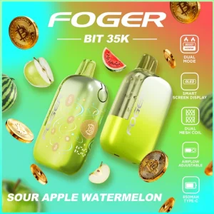 sour-apple-watermelon-foger-bit-35k-cover Sour Apple Watermelon – Foger Bit 35K Puffs
