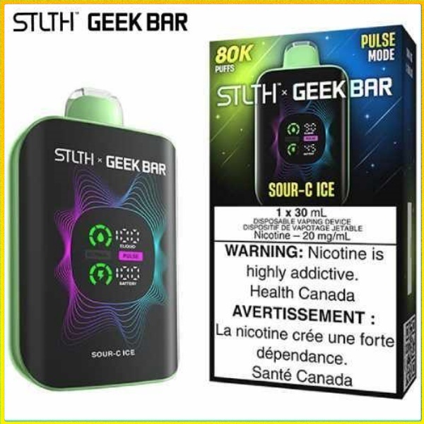 Sour C Ice 80K Disposable by STLTH x Geek Bar