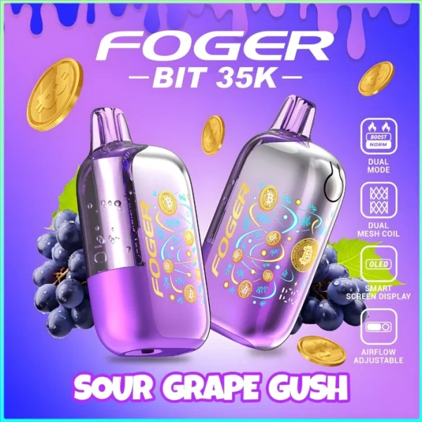 Sour Grape Gush – Foger Bit 35K Puffs