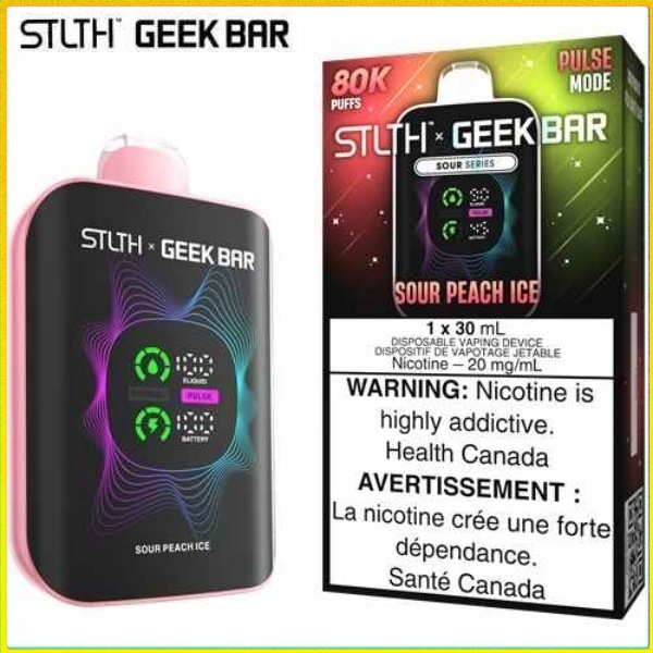 sour-peach-ice-stllth-x-geek-bar-jcv Sour Peach Ice 80K Disposable by STLTH x Geek Bar
