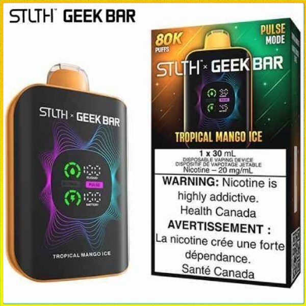 tropical-mango-ice-stllth-x-geek-bar-jcv Tropical Mango Ice 80K Disposable by STLTH x Geek Bar