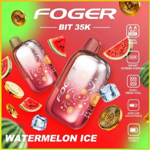 watermelon-ice-foger-bit-35k-cover Watermelon Ice – Foger Bit 35K Puffs
