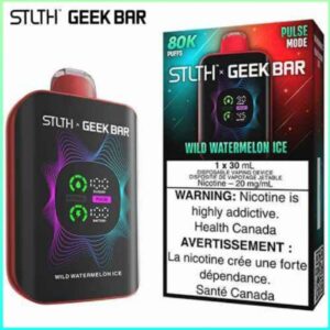Wild Watermelon Ice 80K Disposable by STLTH x Geek Bar